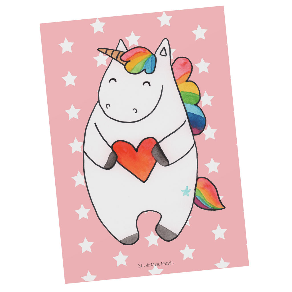 Postkarte Einhorn Herz Geschenkkarte, Grußkarte, Karte, Einladung, Ansichtskarte, Geburtstagskarte, Einladungskarte, Einhorn, Einhörner, Einhorn Deko, Pegasus, Unicorn, Herz, schlimm, böse, witzig, lustig, Freundin, anders, bunt
