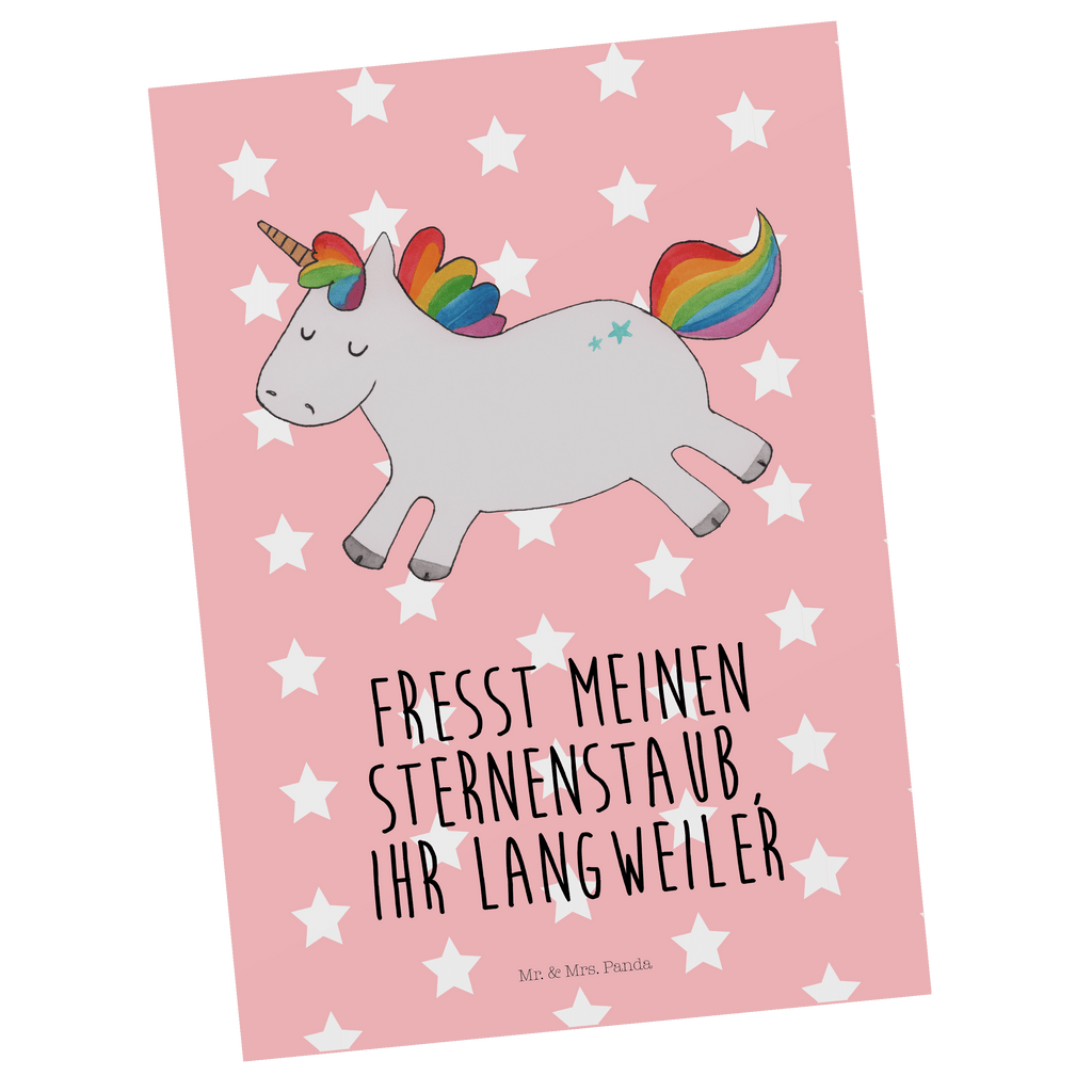 Postkarte Einhorn Happy Geschenkkarte, Grußkarte, Karte, Einladung, Ansichtskarte, Geburtstagskarte, Einladungskarte, Einhorn, Einhörner, Einhorn Deko, Pegasus, Unicorn, glücklich, fröhlich, Spaß, Freude, Lebensfreude, witzig, spannend, Lächeln, Lachen