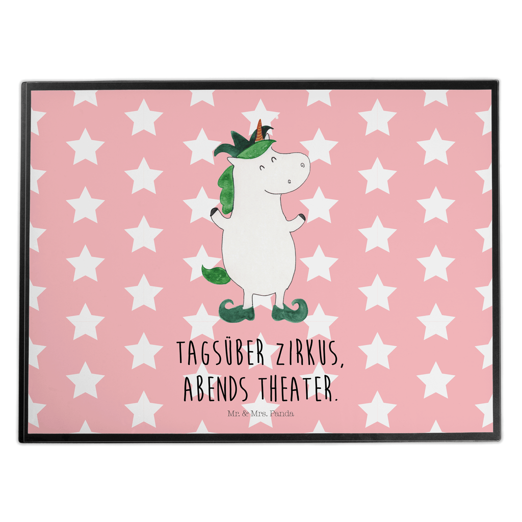 Schreibtischunterlage Einhorn Joker Schreibunterlage, Schreibtischauflage, Bürobedarf, Büroartikel, Schreibwaren, Schreibtisch Unterlagen, Schreibtischunterlage Groß, Einhorn, Einhörner, Einhorn Deko, Pegasus, Unicorn, Hofnarr, Kasper, Gaukler, Mittelalter