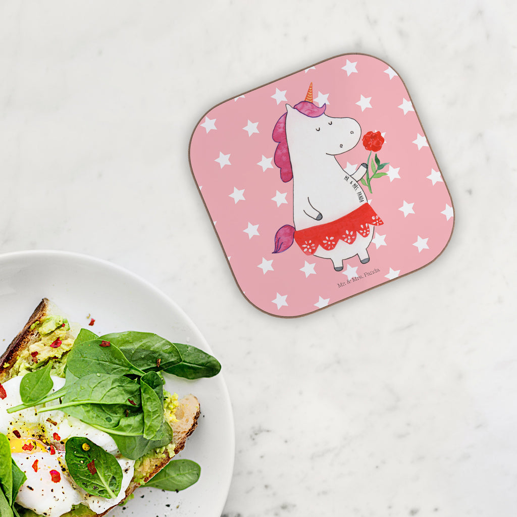 Quadratische Untersetzer Einhorn Dame Bierdeckel, Glasuntersetzer, Untersetzer Gläser, Getränkeuntersetzer, Einhorn, Einhörner, Einhorn Deko, Pegasus, Unicorn, Dame, Lady, feine Dame, Freundin, Frau, Bachelor, Bachelorette, Abfuhr, Schluss machen, Trennung