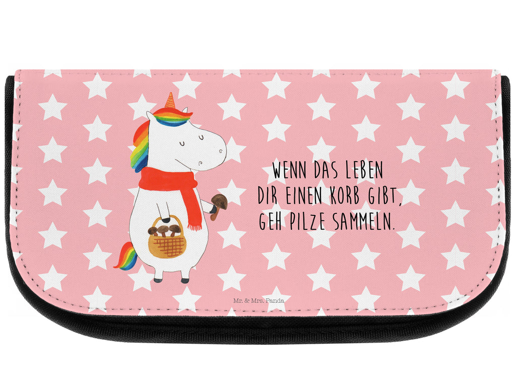 Kosmetiktasche Einhorn Pilz Kosmetikbeutel, Kulturtasche, Kulturbeutel, Schminktasche, Make-Up Tasche, Einhorn, Einhörner, Einhorn Deko, Pegasus, Unicorn, Pilze, Pilzsammler, Motivation, Spruch, Liebeskummer