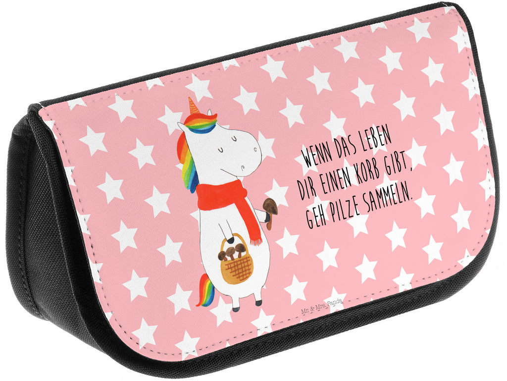 Kosmetiktasche Einhorn Pilz Kosmetikbeutel, Kulturtasche, Kulturbeutel, Schminktasche, Make-Up Tasche, Einhorn, Einhörner, Einhorn Deko, Pegasus, Unicorn, Pilze, Pilzsammler, Motivation, Spruch, Liebeskummer