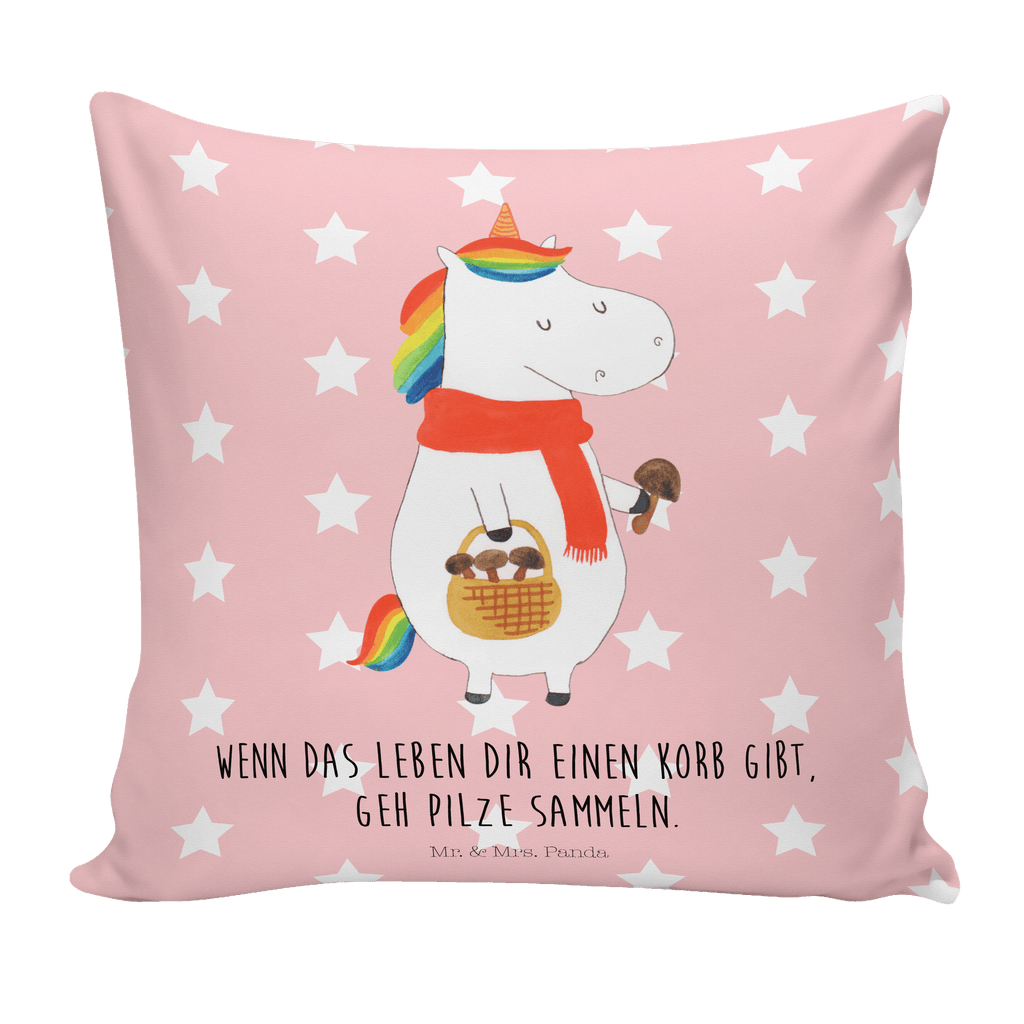 40x40 Kissen Einhorn Pilz Kissenhülle, Kopfkissen, Sofakissen, Dekokissen, Motivkissen, Einhorn, Einhörner, Einhorn Deko, Pegasus, Unicorn, Pilze, Pilzsammler, Motivation, Spruch, Liebeskummer