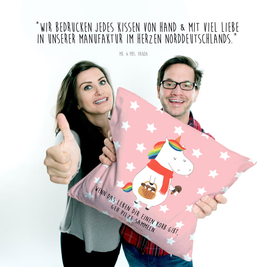 40x40 Kissen Einhorn Pilz Kissenhülle, Kopfkissen, Sofakissen, Dekokissen, Motivkissen, Einhorn, Einhörner, Einhorn Deko, Pegasus, Unicorn, Pilze, Pilzsammler, Motivation, Spruch, Liebeskummer