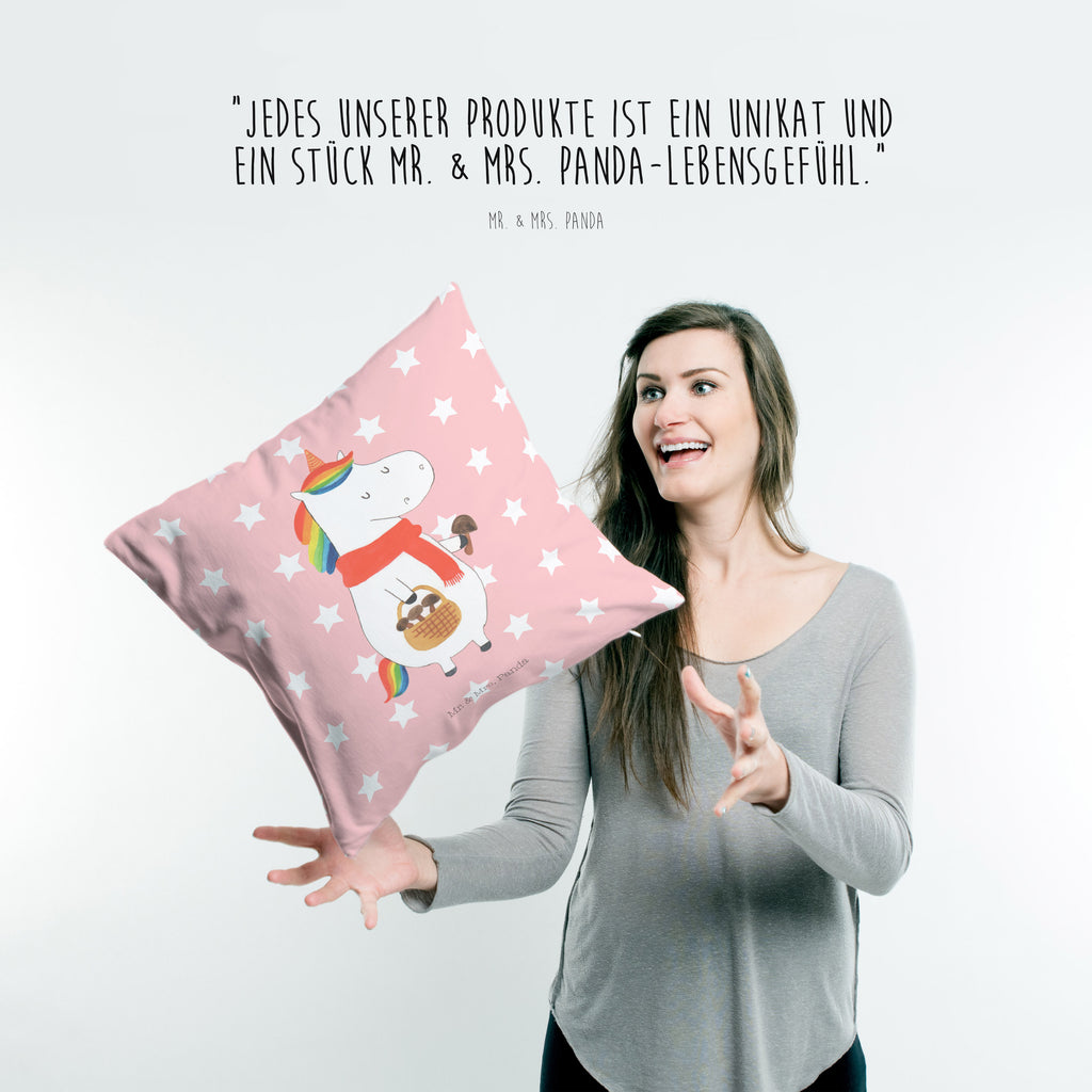 40x40 Kissen Einhorn Pilz Kissenhülle, Kopfkissen, Sofakissen, Dekokissen, Motivkissen, Einhorn, Einhörner, Einhorn Deko, Pegasus, Unicorn, Pilze, Pilzsammler, Motivation, Spruch, Liebeskummer