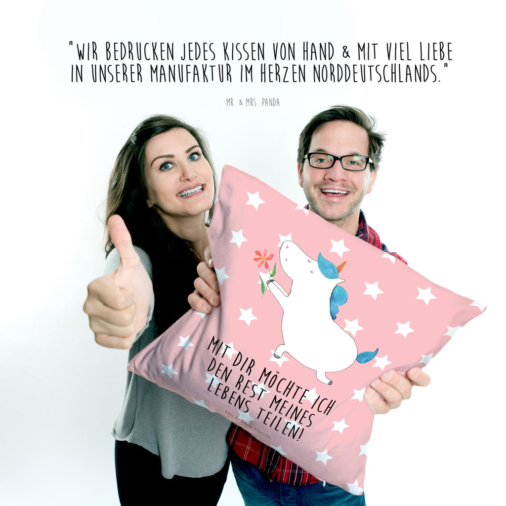 40x40 Kissen Einhorn Blume Kissenhülle, Kopfkissen, Sofakissen, Dekokissen, Motivkissen, Einhorn, Einhörner, Einhorn Deko, Pegasus, Unicorn, Liebe, Liebesbeweis, Antrag, Heiratsantrag, Verlobung, Ehepaar, Pärchen, Partner, Freund, Freundin, Ehe, heiraten