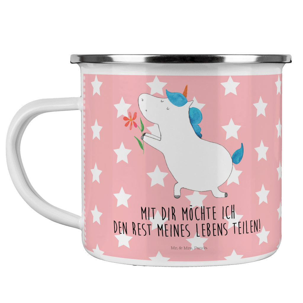 Camping Emaille Tasse Einhorn Blume Campingtasse, Trinkbecher, Metalltasse, Outdoor Tasse, Emaille Trinkbecher, Blechtasse Outdoor, Emaille Campingbecher, Edelstahl Trinkbecher, Metalltasse für Camping, Kaffee Blechtasse, Camping Tasse Metall, Einhorn, Einhörner, Einhorn Deko, Pegasus, Unicorn, Liebe, Liebesbeweis, Antrag, Heiratsantrag, Verlobung, Ehepaar, Pärchen, Partner, Freund, Freundin, Ehe, heiraten