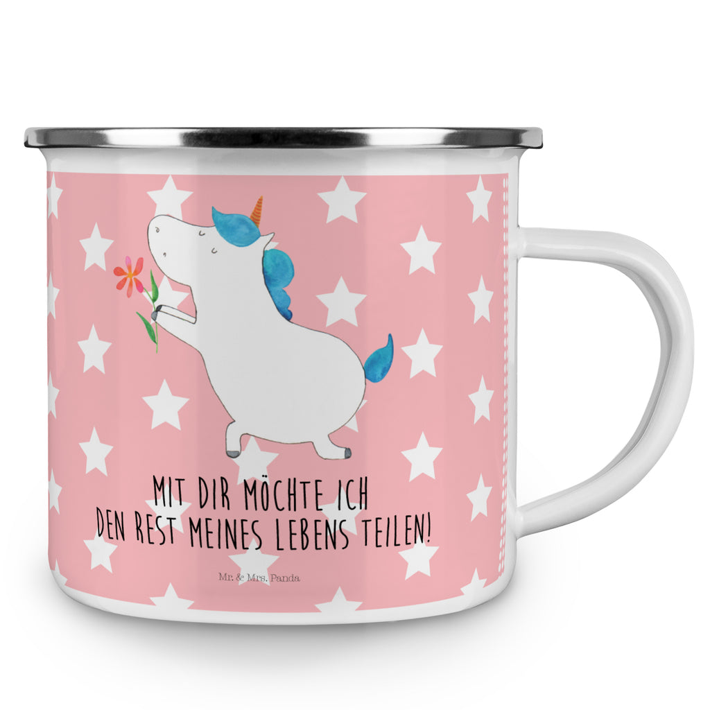 Camping Emaille Tasse Einhorn Blume Campingtasse, Trinkbecher, Metalltasse, Outdoor Tasse, Emaille Trinkbecher, Blechtasse Outdoor, Emaille Campingbecher, Edelstahl Trinkbecher, Metalltasse für Camping, Kaffee Blechtasse, Camping Tasse Metall, Einhorn, Einhörner, Einhorn Deko, Pegasus, Unicorn, Liebe, Liebesbeweis, Antrag, Heiratsantrag, Verlobung, Ehepaar, Pärchen, Partner, Freund, Freundin, Ehe, heiraten