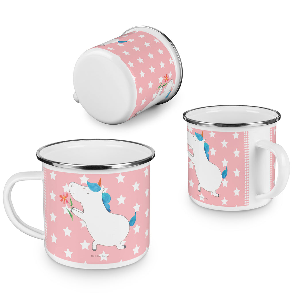 Camping Emaille Tasse Einhorn Blume Campingtasse, Trinkbecher, Metalltasse, Outdoor Tasse, Emaille Trinkbecher, Blechtasse Outdoor, Emaille Campingbecher, Edelstahl Trinkbecher, Metalltasse für Camping, Kaffee Blechtasse, Camping Tasse Metall, Einhorn, Einhörner, Einhorn Deko, Pegasus, Unicorn, Liebe, Liebesbeweis, Antrag, Heiratsantrag, Verlobung, Ehepaar, Pärchen, Partner, Freund, Freundin, Ehe, heiraten