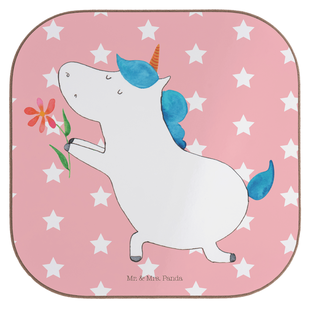 Quadratische Untersetzer Einhorn Blume Bierdeckel, Glasuntersetzer, Untersetzer Gläser, Getränkeuntersetzer, Einhorn, Einhörner, Einhorn Deko, Pegasus, Unicorn, Liebe, Liebesbeweis, Antrag, Heiratsantrag, Verlobung, Ehepaar, Pärchen, Partner, Freund, Freundin, Ehe, heiraten