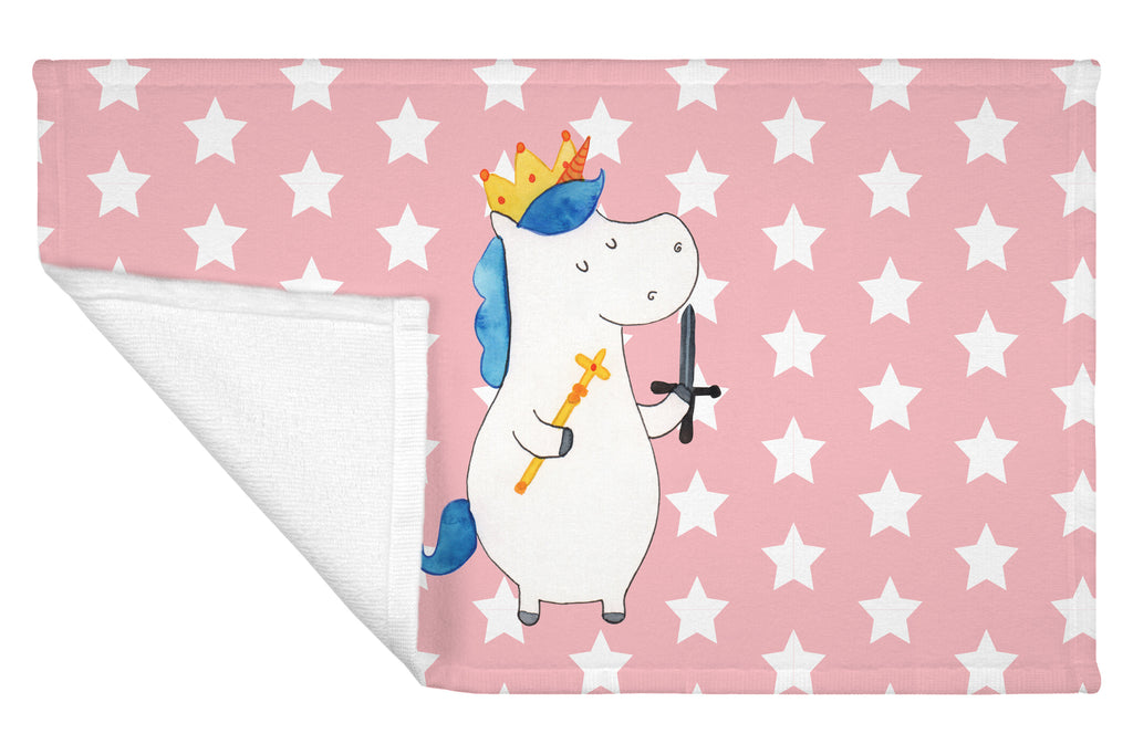 Gäste Handtuch Einhorn König mit Schwert Gästetuch, Reisehandtuch, Sport Handtuch, Frottier, Kinder Handtuch, Einhorn, Einhörner, Einhorn Deko, Pegasus, Unicorn, König, Ritter, Mittelalter