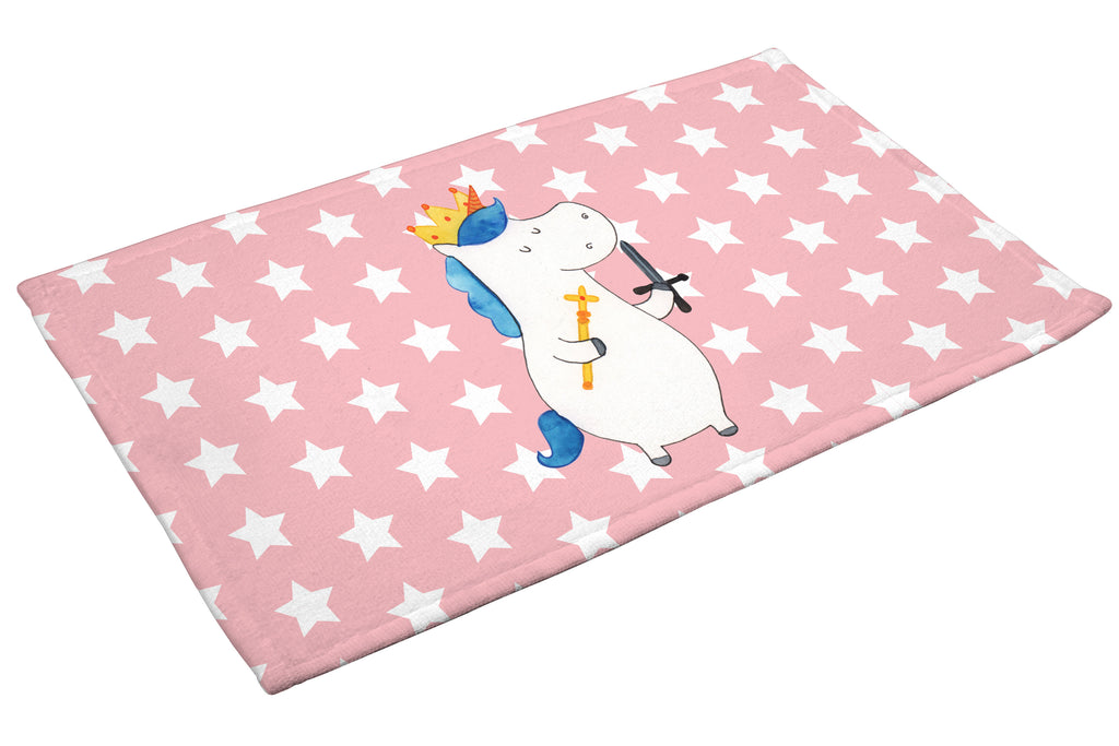 Gäste Handtuch Einhorn König mit Schwert Gästetuch, Reisehandtuch, Sport Handtuch, Frottier, Kinder Handtuch, Einhorn, Einhörner, Einhorn Deko, Pegasus, Unicorn, König, Ritter, Mittelalter