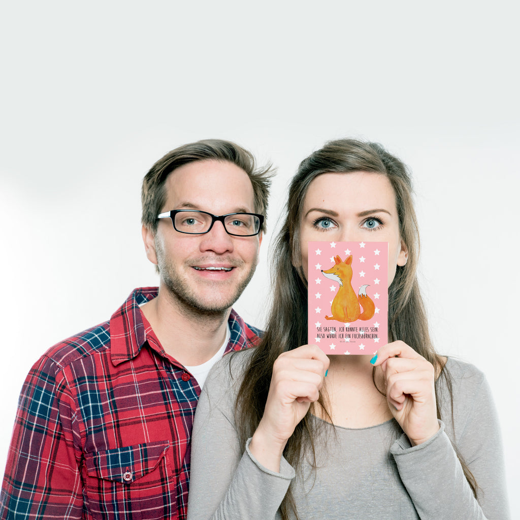 Postkarte Fuchshörnchen Geschenkkarte, Grußkarte, Karte, Einladung, Ansichtskarte, Geburtstagskarte, Einladungskarte, Einhorn, Einhörner, Einhorn Deko, Pegasus, Unicorn, Fuchs, Unicorns, Fuchshörnchen, Fuchshorn, Foxycorn, Füchse