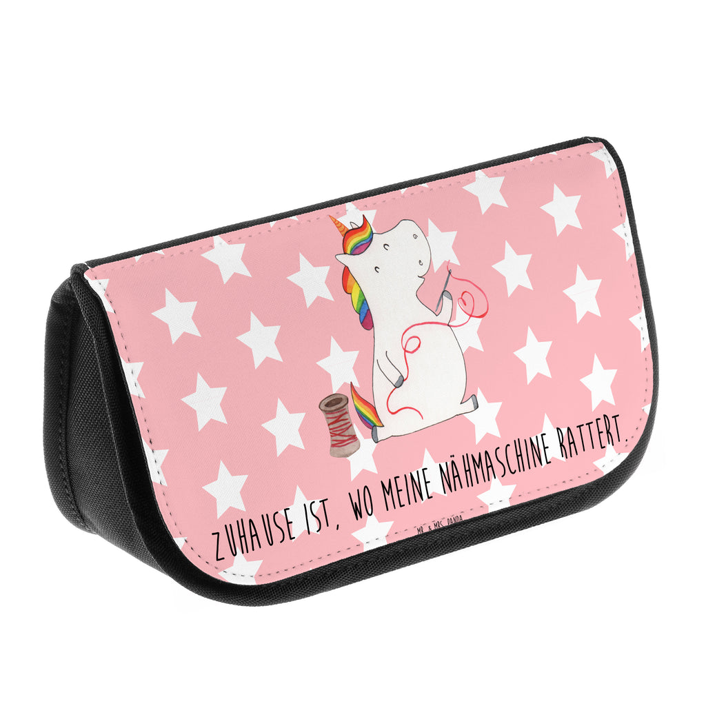 Kosmetiktasche Einhorn Näherin Kosmetikbeutel, Kulturtasche, Kulturbeutel, Schminktasche, Make-Up Tasche, Einhorn, Einhörner, Einhorn Deko, Pegasus, Unicorn, Näherin, nähen, Mädchen, Freundin, Häkeln, Stricken, basteln, Nähzimmer
