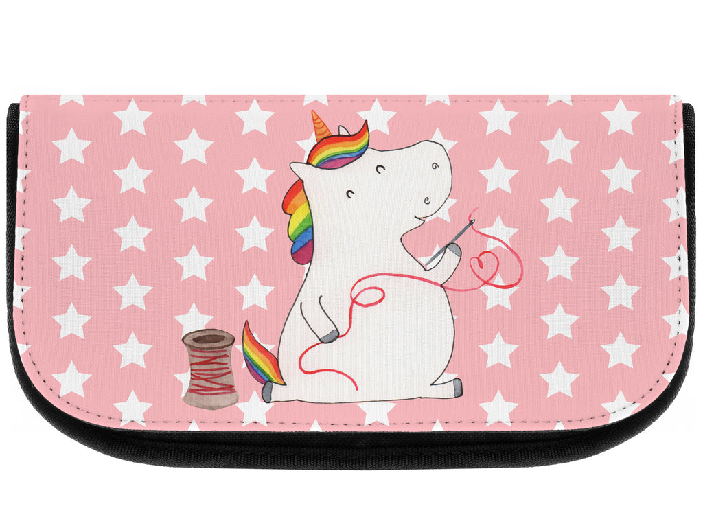 Kosmetiktasche Einhorn Näherin Kosmetikbeutel, Kulturtasche, Kulturbeutel, Schminktasche, Make-Up Tasche, Einhorn, Einhörner, Einhorn Deko, Pegasus, Unicorn, Näherin, nähen, Mädchen, Freundin, Häkeln, Stricken, basteln, Nähzimmer