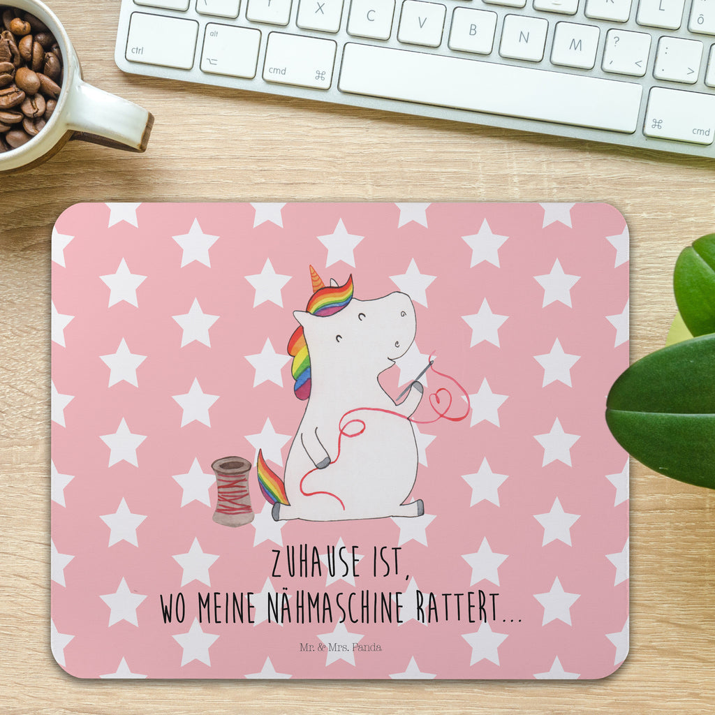 Mauspad Einhorn Näherin Mousepad, Computer zubehör, Büroausstattung, PC Zubehör, Arbeitszimmer, Mauspad, Einzigartiges Mauspad, Designer Mauspad, Einhorn, Einhörner, Einhorn Deko, Pegasus, Unicorn, Näherin, nähen, Mädchen, Freundin, Häkeln, Stricken, basteln, Nähzimmer