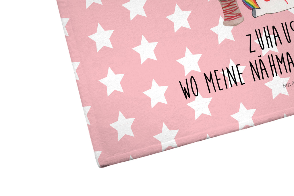 Gäste Handtuch Einhorn Näherin Gästetuch, Reisehandtuch, Sport Handtuch, Frottier, Kinder Handtuch, Einhorn, Einhörner, Einhorn Deko, Pegasus, Unicorn, Näherin, nähen, Mädchen, Freundin, Häkeln, Stricken, basteln, Nähzimmer