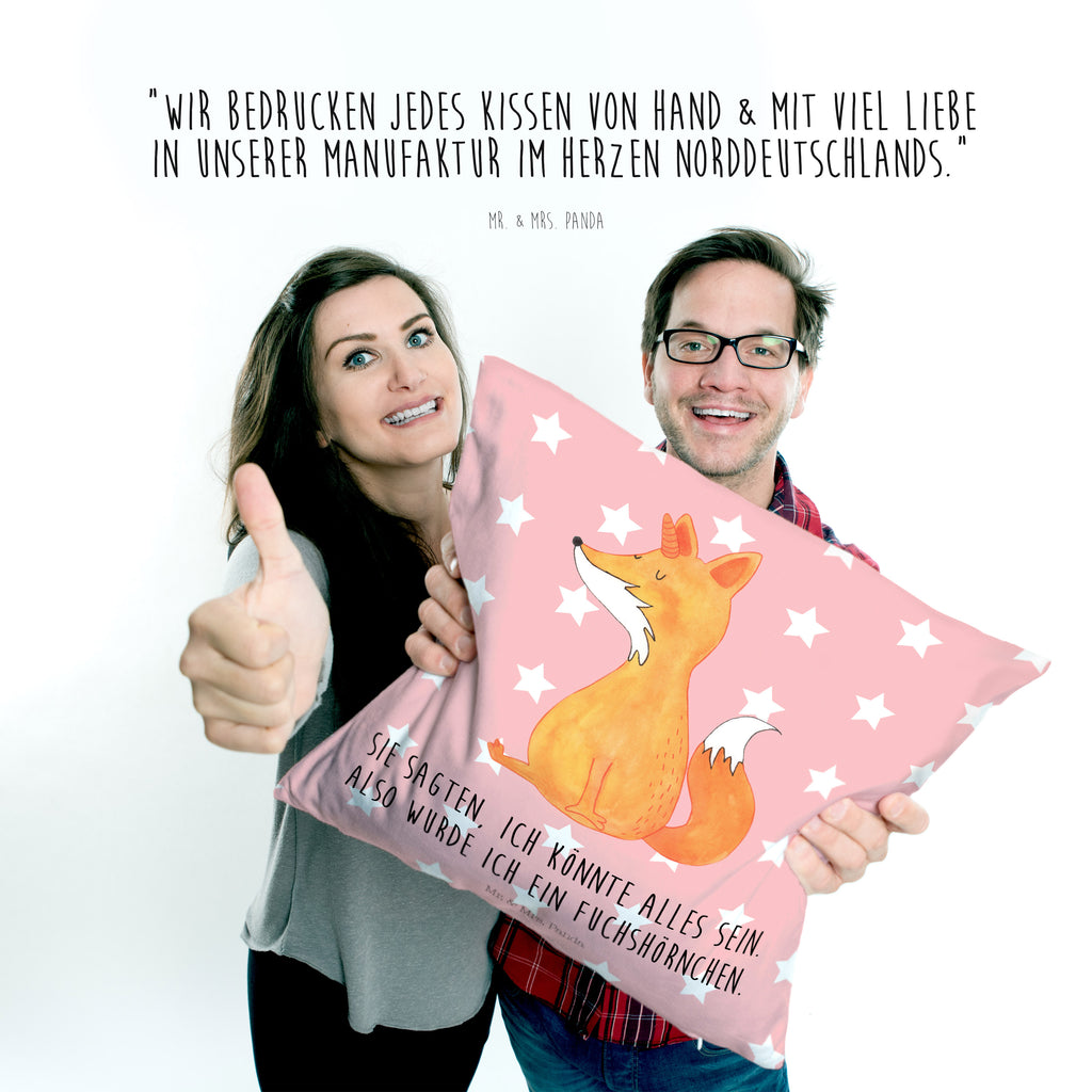 40x40 Kissen Fuchshörnchen Wunsch Kissenhülle, Kopfkissen, Sofakissen, Dekokissen, Motivkissen, Einhorn, Einhörner, Einhorn Deko, Pegasus, Unicorn, Fuchs, Unicorns, Fuchshörnchen, Fuchshorn, Foxycorn, Füchse