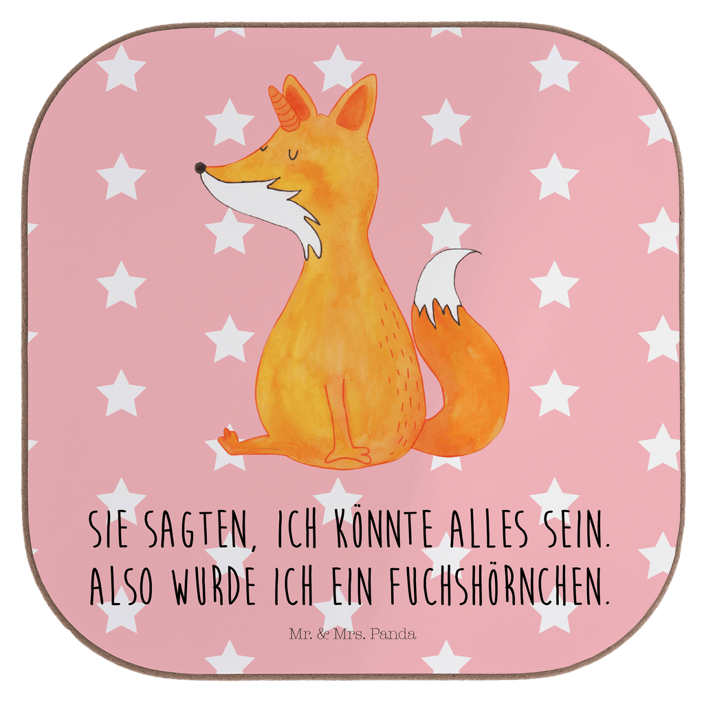 Quadratische Untersetzer Fuchshörnchen Wunsch Bierdeckel, Glasuntersetzer, Untersetzer Gläser, Getränkeuntersetzer, Einhorn, Einhörner, Einhorn Deko, Pegasus, Unicorn, Fuchs, Unicorns, Fuchshörnchen, Fuchshorn, Foxycorn, Füchse