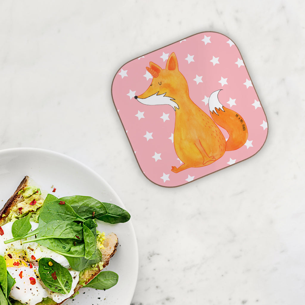 Quadratische Untersetzer Fuchshörnchen Wunsch Bierdeckel, Glasuntersetzer, Untersetzer Gläser, Getränkeuntersetzer, Einhorn, Einhörner, Einhorn Deko, Pegasus, Unicorn, Fuchs, Unicorns, Fuchshörnchen, Fuchshorn, Foxycorn, Füchse