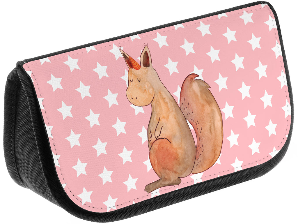 Kosmetiktasche Einhörnchen Glaube Kosmetikbeutel, Kulturtasche, Kulturbeutel, Schminktasche, Make-Up Tasche, Einhorn, Einhörner, Einhorn Deko, Pegasus, Unicorn, Einhörnchen, Eichhörnchen, Eichhorn