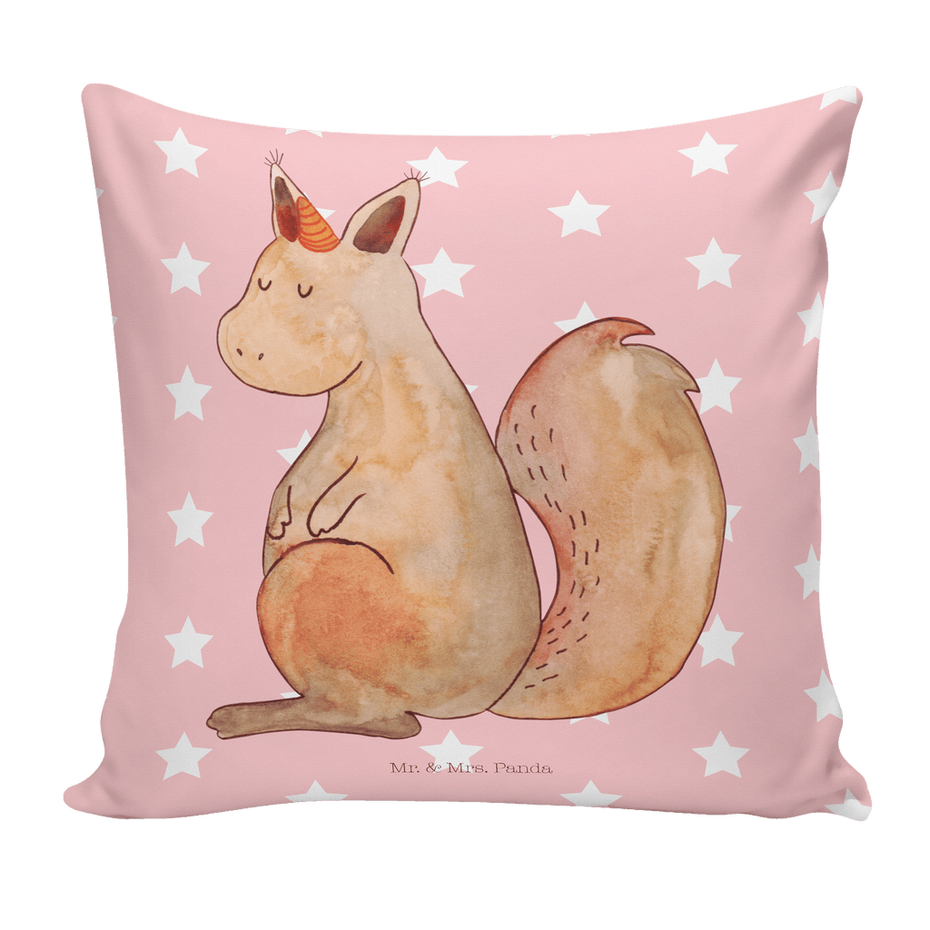 40x40 Kissen Einhörnchen Glaube Kissenhülle, Kopfkissen, Sofakissen, Dekokissen, Motivkissen, Einhorn, Einhörner, Einhorn Deko, Pegasus, Unicorn, Einhörnchen, Eichhörnchen, Eichhorn