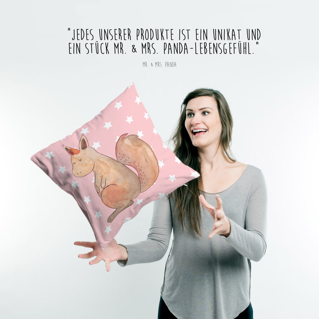 40x40 Kissen Einhörnchen Glaube Kissenhülle, Kopfkissen, Sofakissen, Dekokissen, Motivkissen, Einhorn, Einhörner, Einhorn Deko, Pegasus, Unicorn, Einhörnchen, Eichhörnchen, Eichhorn