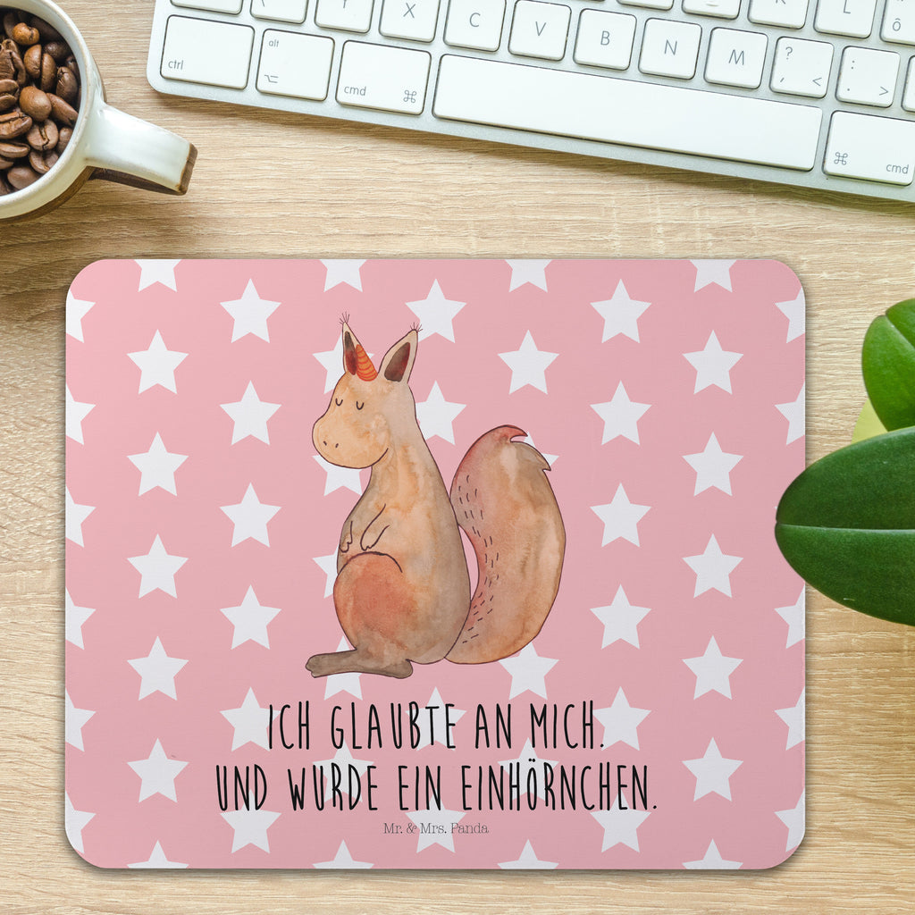 Mauspad Einhörnchen Glaube Mousepad, Computer zubehör, Büroausstattung, PC Zubehör, Arbeitszimmer, Mauspad, Einzigartiges Mauspad, Designer Mauspad, Einhorn, Einhörner, Einhorn Deko, Pegasus, Unicorn, Einhörnchen, Eichhörnchen, Eichhorn