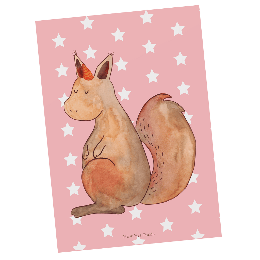 Postkarte Einhörnchen Glaube Geschenkkarte, Grußkarte, Karte, Einladung, Ansichtskarte, Geburtstagskarte, Einladungskarte, Einhorn, Einhörner, Einhorn Deko, Pegasus, Unicorn, Einhörnchen, Eichhörnchen, Eichhorn