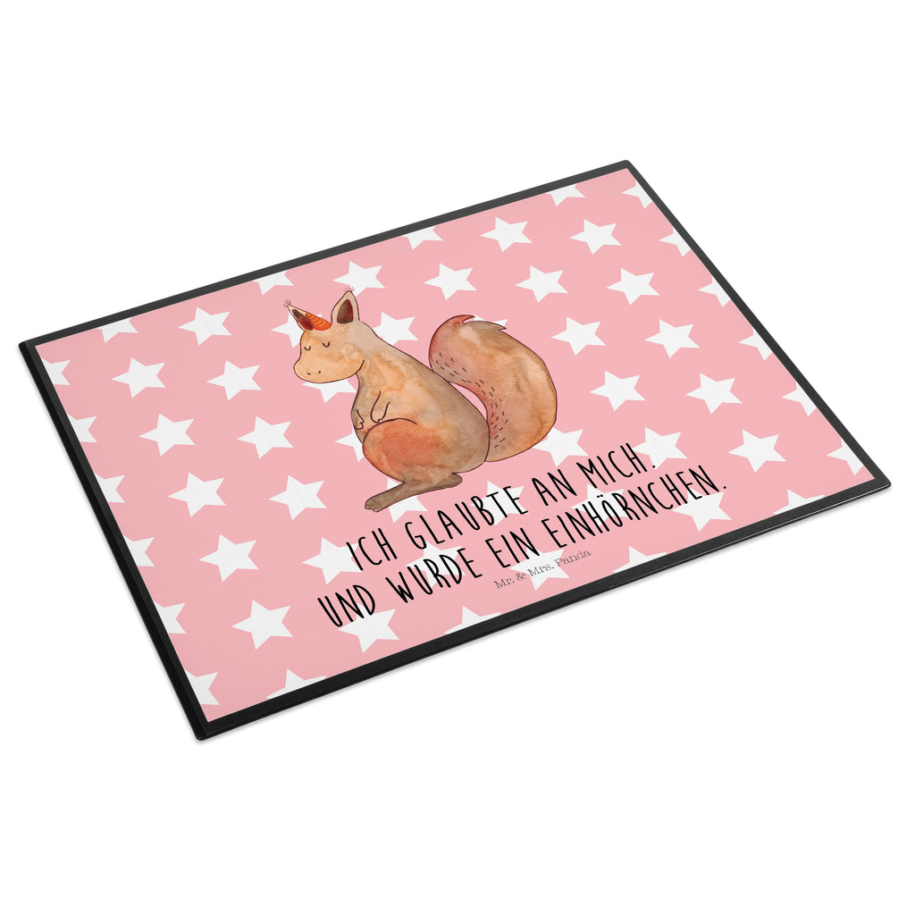 Schreibtischunterlage Einhörnchen Glaube Schreibunterlage, Schreibtischauflage, Bürobedarf, Büroartikel, Schreibwaren, Schreibtisch Unterlagen, Schreibtischunterlage Groß, Einhorn, Einhörner, Einhorn Deko, Pegasus, Unicorn, Einhörnchen, Eichhörnchen, Eichhorn