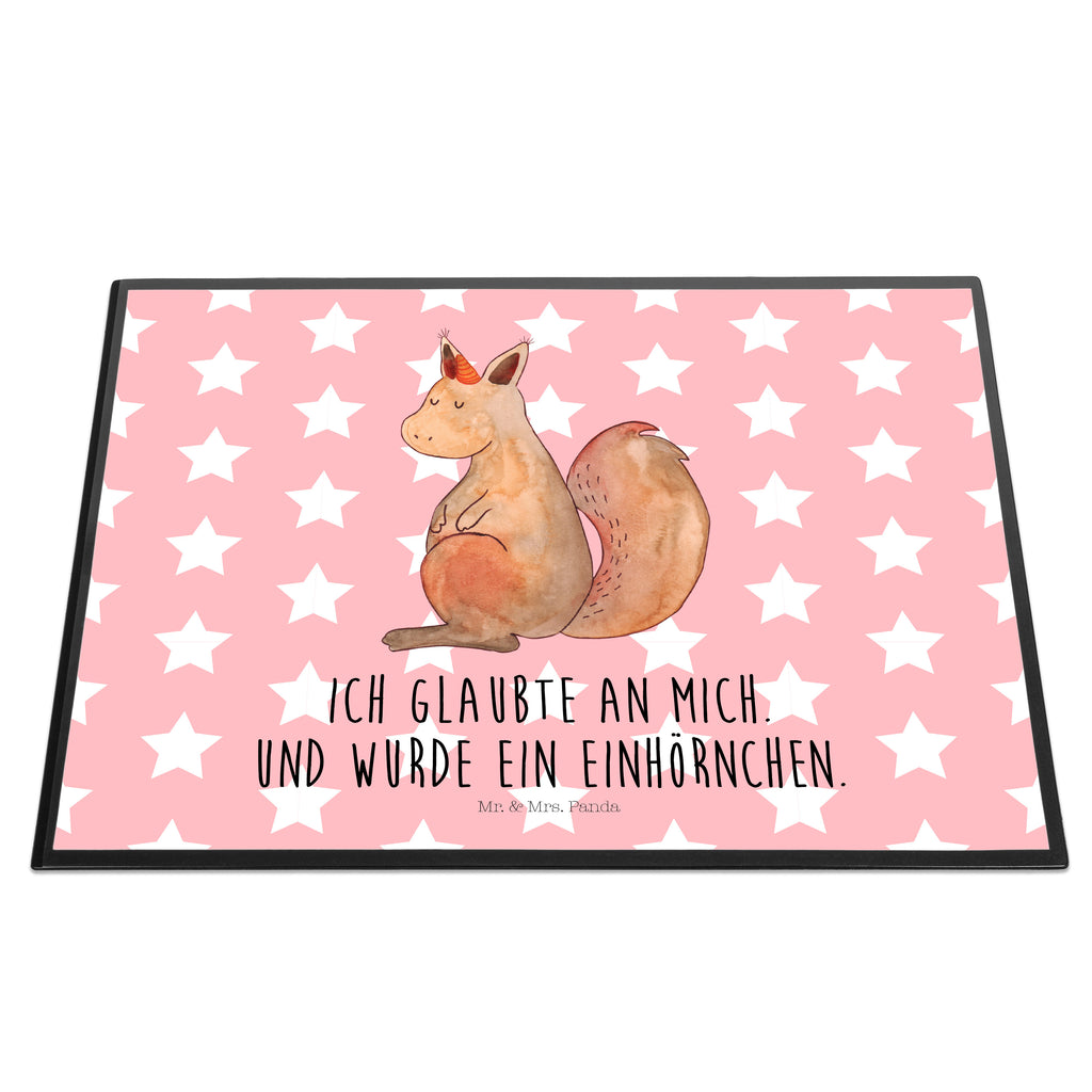 Schreibtischunterlage Einhörnchen Glaube Schreibunterlage, Schreibtischauflage, Bürobedarf, Büroartikel, Schreibwaren, Schreibtisch Unterlagen, Schreibtischunterlage Groß, Einhorn, Einhörner, Einhorn Deko, Pegasus, Unicorn, Einhörnchen, Eichhörnchen, Eichhorn