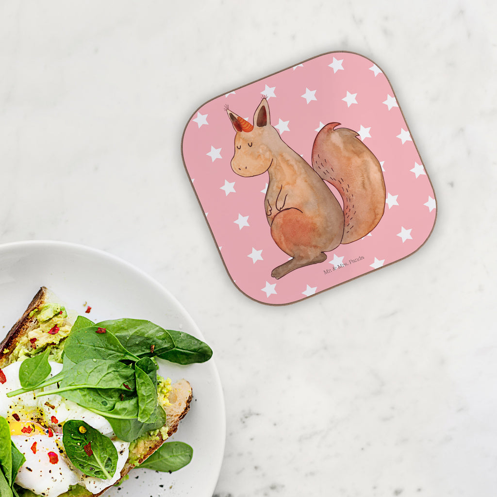 Quadratische Untersetzer Einhörnchen Glaube Bierdeckel, Glasuntersetzer, Untersetzer Gläser, Getränkeuntersetzer, Einhorn, Einhörner, Einhorn Deko, Pegasus, Unicorn, Einhörnchen, Eichhörnchen, Eichhorn
