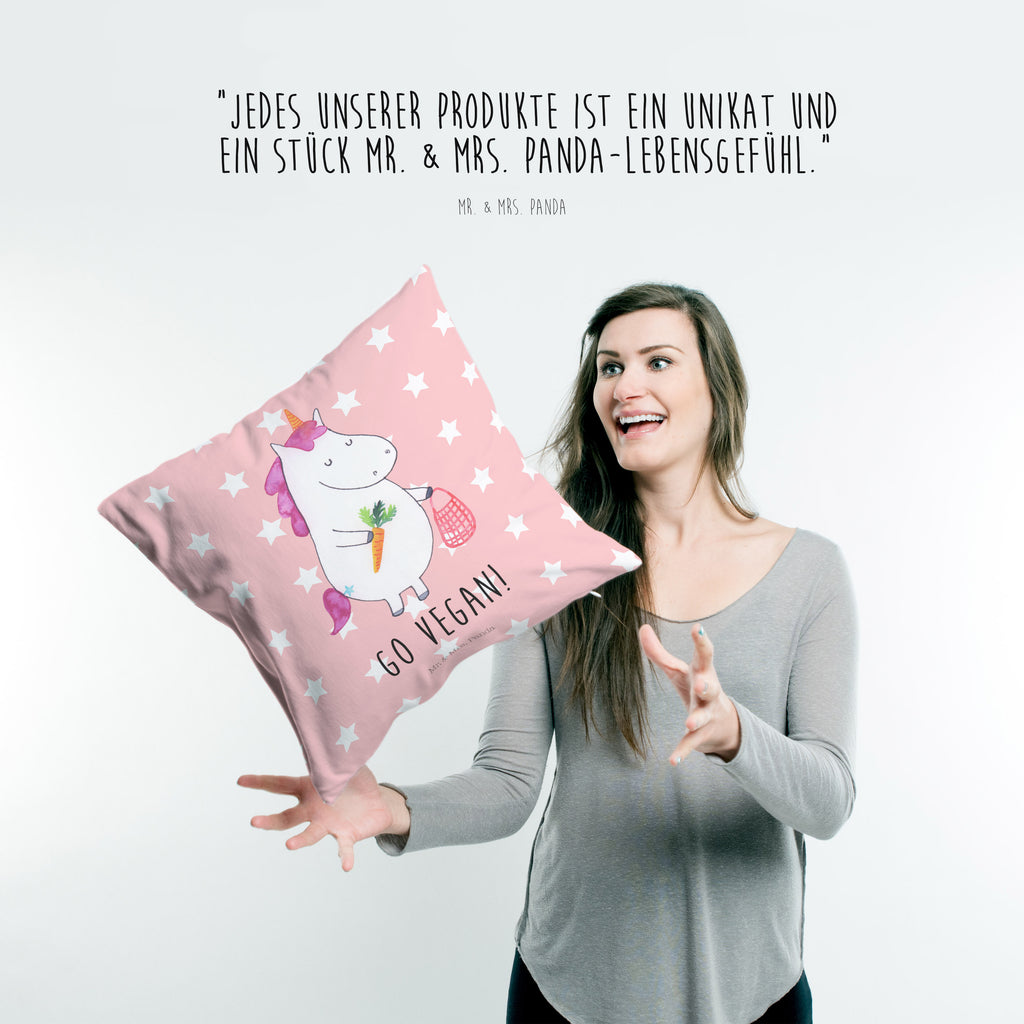 40x40 Kissen Einhorn Vegan Kissenhülle, Kopfkissen, Sofakissen, Dekokissen, Motivkissen, Einhorn, Einhörner, Einhorn Deko, Pegasus, Unicorn, vegan, Gesund leben, Vegetariar, Rohkost, Gesund essen, Veganismus, Veganer