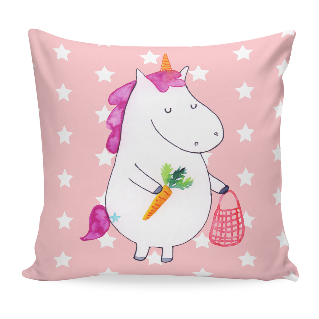 40x40 Kissen Einhorn Vegan Kissenhülle, Kopfkissen, Sofakissen, Dekokissen, Motivkissen, Einhorn, Einhörner, Einhorn Deko, Pegasus, Unicorn, vegan, Gesund leben, Vegetariar, Rohkost, Gesund essen, Veganismus, Veganer