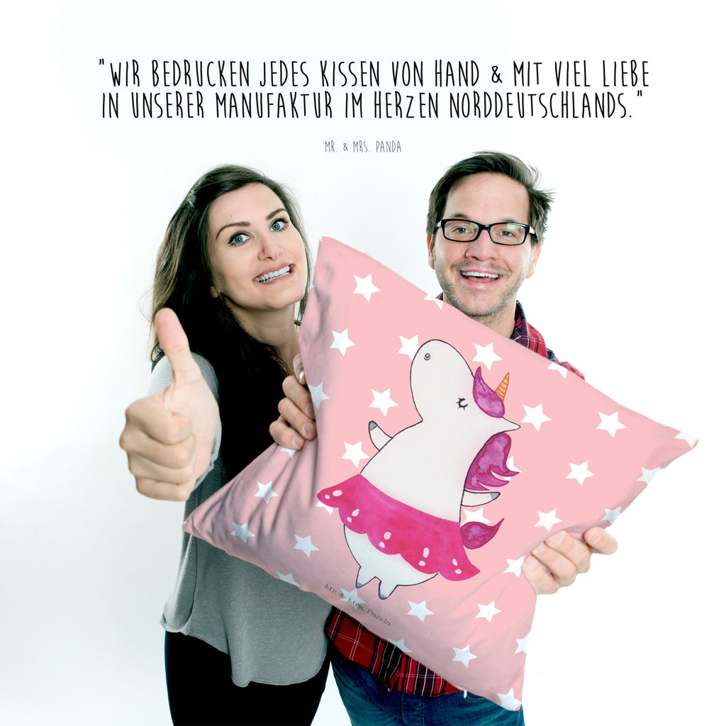 40x40 Kissen Einhorn Ballerina Kissenhülle, Kopfkissen, Sofakissen, Dekokissen, Motivkissen, Einhorn, Einhörner, Einhorn Deko, Pegasus, Unicorn, Tanzen, Ballerina, Party, Wohnung, Spaß, Feiern, Geburtstag, Tänzerin, Lebenslust, Lebensfreude