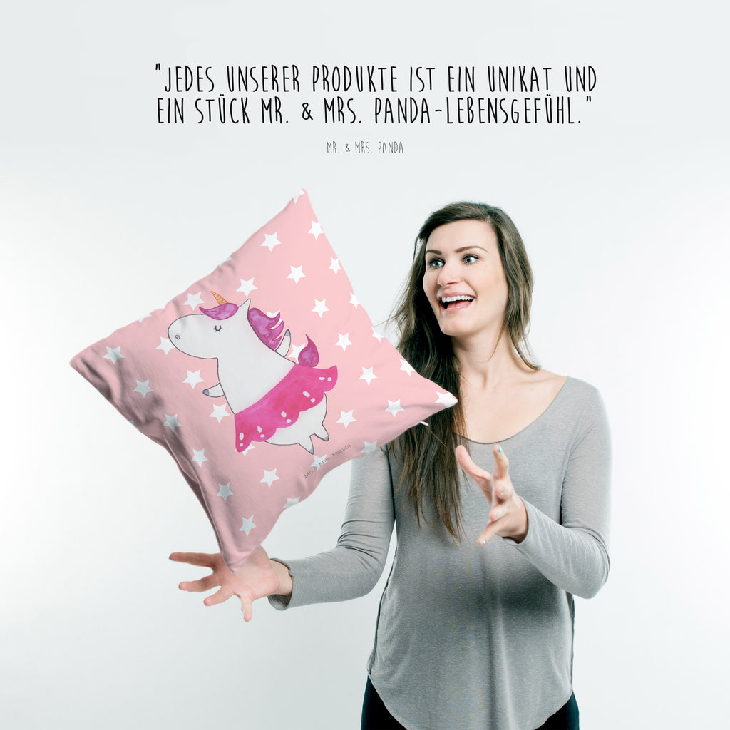 40x40 Kissen Einhorn Ballerina Kissenhülle, Kopfkissen, Sofakissen, Dekokissen, Motivkissen, Einhorn, Einhörner, Einhorn Deko, Pegasus, Unicorn, Tanzen, Ballerina, Party, Wohnung, Spaß, Feiern, Geburtstag, Tänzerin, Lebenslust, Lebensfreude