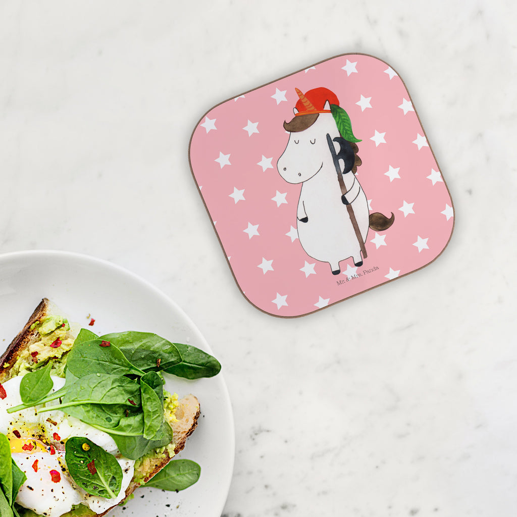 Quadratische Untersetzer Einhorn Bube Bierdeckel, Glasuntersetzer, Untersetzer Gläser, Getränkeuntersetzer, Einhorn, Einhörner, Einhorn Deko, Pegasus, Unicorn, Bube, Mittelalter