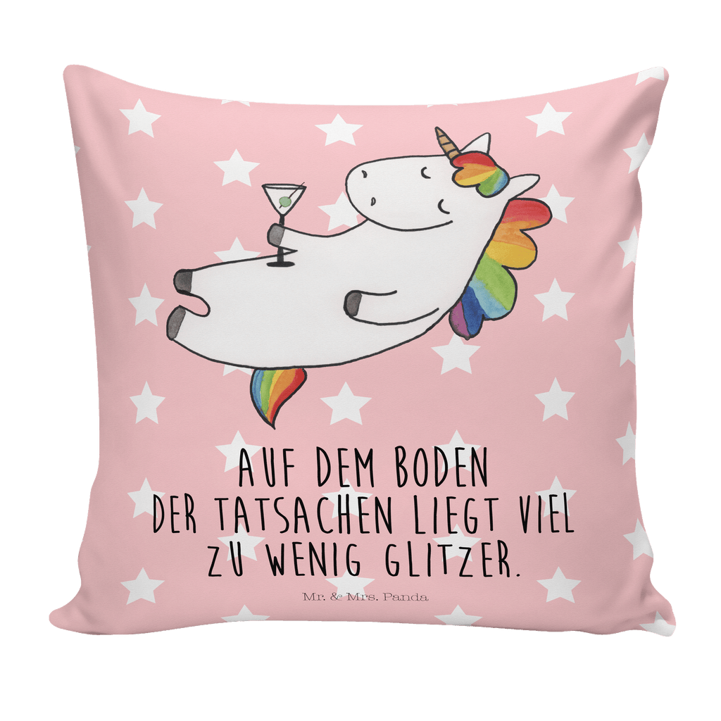 40x40 Kissen Einhorn Cocktail Kissenhülle, Kopfkissen, Sofakissen, Dekokissen, Motivkissen, Einhorn, Einhörner, Einhorn Deko, Pegasus, Unicorn, Party, Spaß, Feiern, Caipirinha, Rum, Cuba Libre, Sekt, Freundin, Geburtstag, lustig, witzig, Spruch, Glitzer