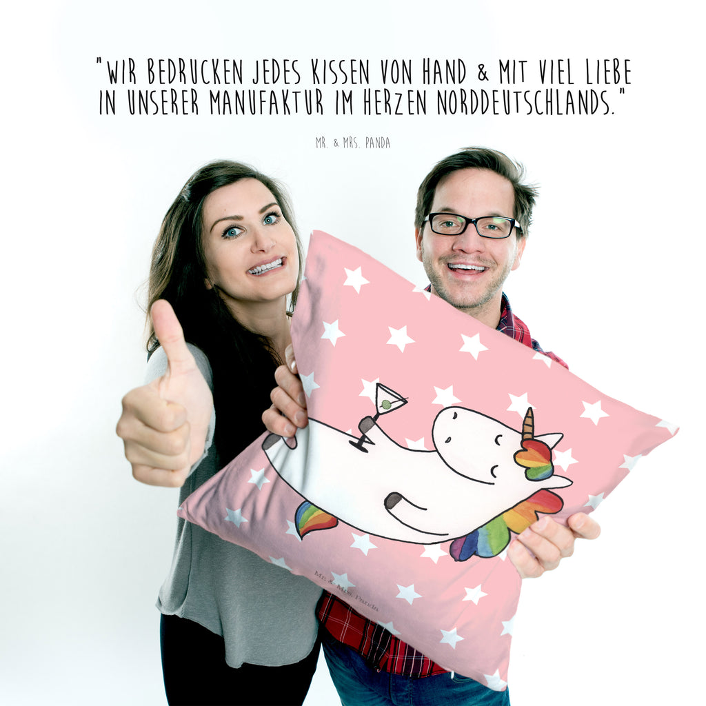 40x40 Kissen Einhorn Cocktail Kissenhülle, Kopfkissen, Sofakissen, Dekokissen, Motivkissen, Einhorn, Einhörner, Einhorn Deko, Pegasus, Unicorn, Party, Spaß, Feiern, Caipirinha, Rum, Cuba Libre, Sekt, Freundin, Geburtstag, lustig, witzig, Spruch, Glitzer