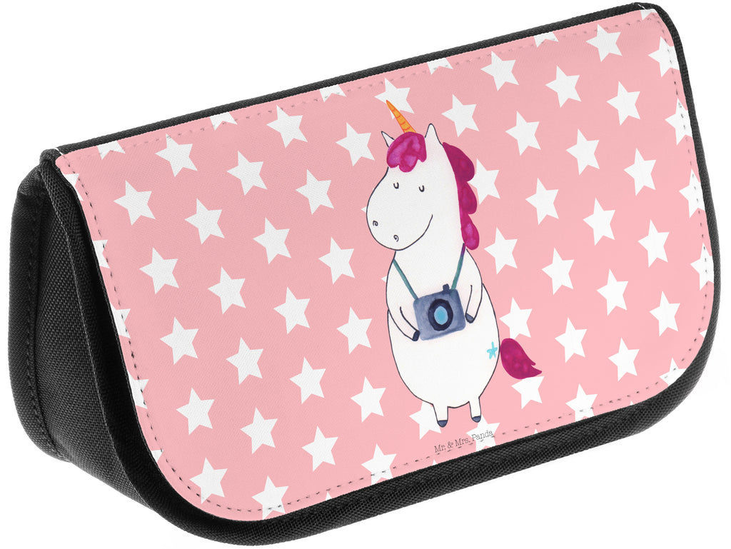 Kosmetiktasche Einhorn Fotograf Kosmetikbeutel, Kulturtasche, Kulturbeutel, Schminktasche, Make-Up Tasche, Einhorn, Einhörner, Einhorn Deko, Pegasus, Unicorn, Fotograf, Fotografie, Kamera, Reisen, Weltreise, Weltenbummler, Urlaub, Tourist, Kurztrip, Reise, Städtereise