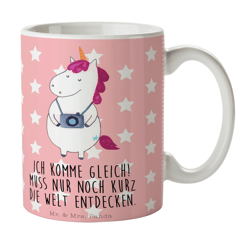 Tasse Einhorn Fotograf Einhorn, Einhörner, Unicorn, Fotograf, Fotografie, Kamera, Reisen, Weltreise, Weltenbummler, Urlaub, Tourist, Kurztrip, Reise, Städtereise Becher, Kaffeetasse, Kaffeebecher, Tee, Frühstück, Büro  Einhorn, Einhörner, Einhorn Deko, Pegasus, Unicorn
