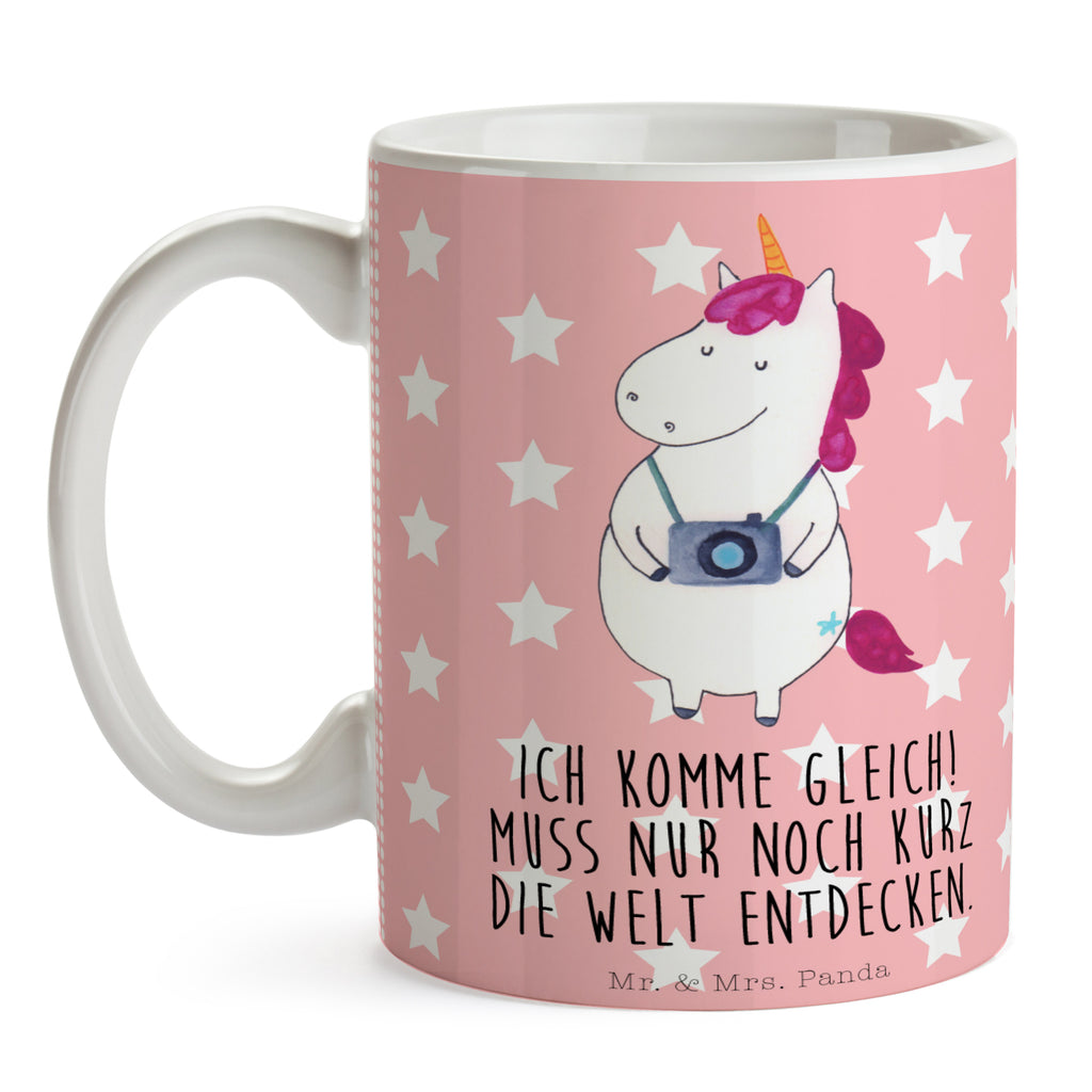 Tasse Einhorn Fotograf Einhorn, Einhörner, Unicorn, Fotograf, Fotografie, Kamera, Reisen, Weltreise, Weltenbummler, Urlaub, Tourist, Kurztrip, Reise, Städtereise Becher, Kaffeetasse, Kaffeebecher, Tee, Frühstück, Büro  Einhorn, Einhörner, Einhorn Deko, Pegasus, Unicorn