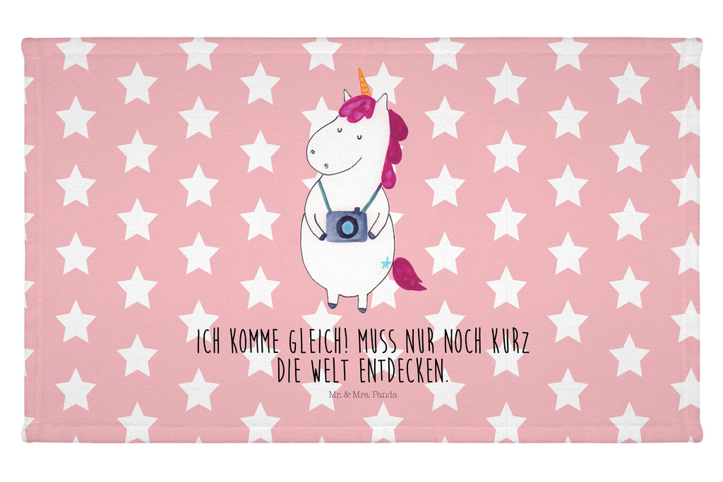 Gäste Handtuch Einhorn Fotograf Gästetuch, Reisehandtuch, Sport Handtuch, Frottier, Kinder Handtuch, Einhorn, Einhörner, Einhorn Deko, Pegasus, Unicorn, Fotograf, Fotografie, Kamera, Reisen, Weltreise, Weltenbummler, Urlaub, Tourist, Kurztrip, Reise, Städtereise