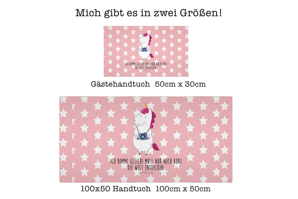 Gäste Handtuch Einhorn Fotograf Gästetuch, Reisehandtuch, Sport Handtuch, Frottier, Kinder Handtuch, Einhorn, Einhörner, Einhorn Deko, Pegasus, Unicorn, Fotograf, Fotografie, Kamera, Reisen, Weltreise, Weltenbummler, Urlaub, Tourist, Kurztrip, Reise, Städtereise