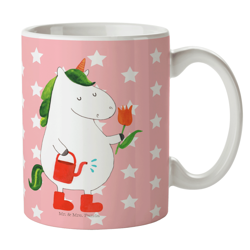 Tasse Einhorn Gärtner Einhorn, Einhörner, Unicorn, Luftballon, Gießkanne, Giesskanne, Lebenslust, Freude, Blume, Freundin, Garten, Stiefel Becher, Kaffeetasse, Kaffeebecher, Tee, Frühstück, Büro  Einhorn, Einhörner, Einhorn Deko, Pegasus, Unicorn