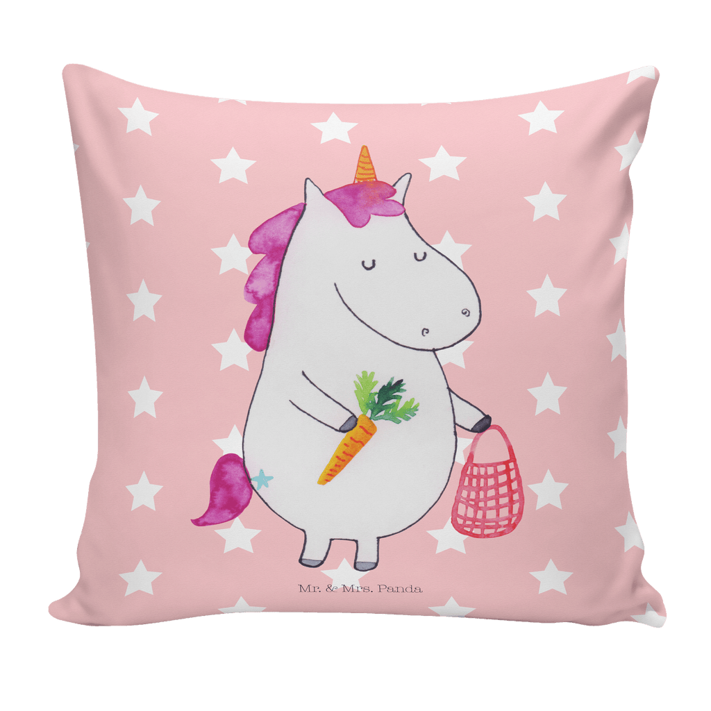 40x40 Kissen Einhorn Gemüse Kissenhülle, Kopfkissen, Sofakissen, Dekokissen, Motivkissen, Einhorn, Einhörner, Einhorn Deko, Pegasus, Unicorn, Biomarkt, Bio, Gemüse, Wochenmarkt