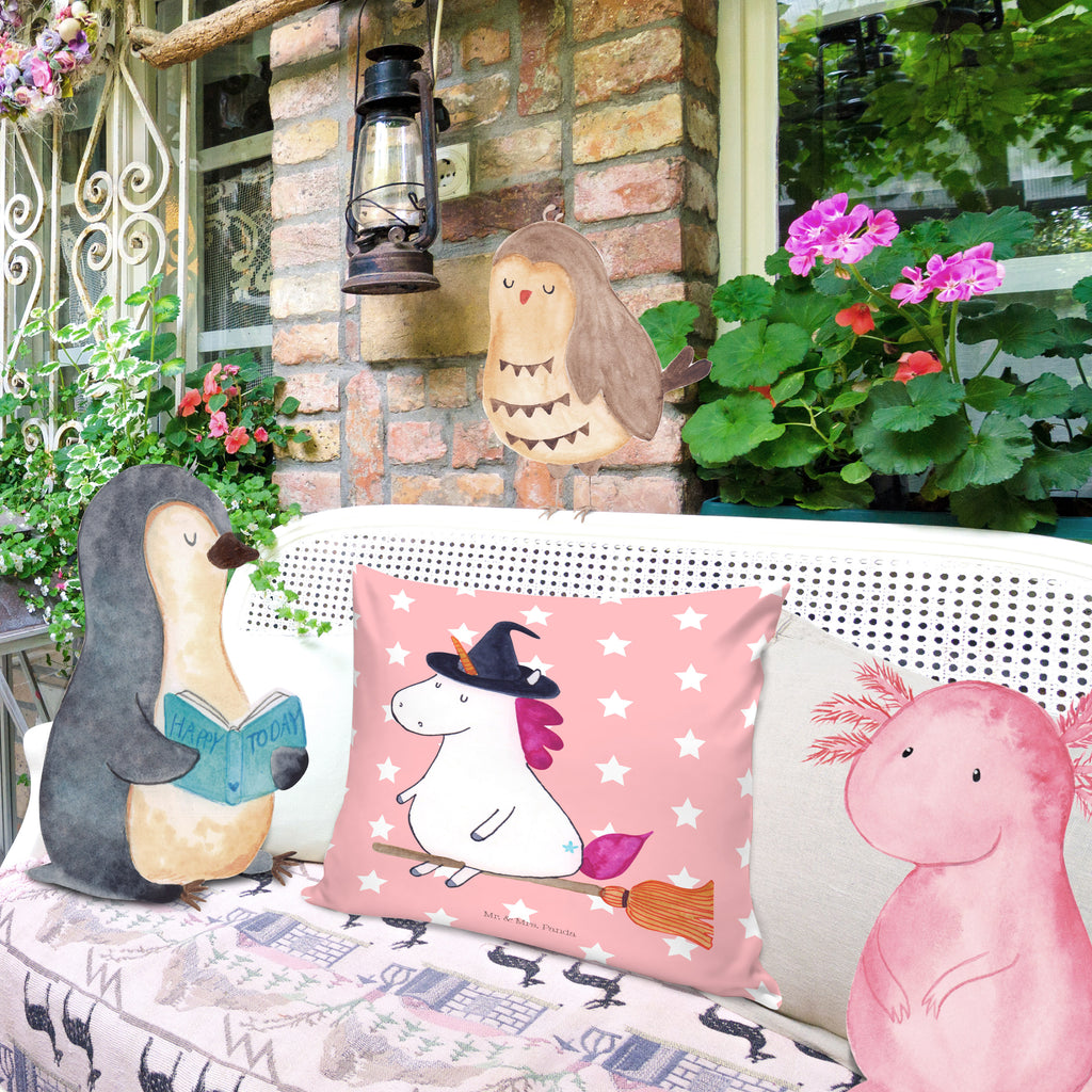 40x40 Kissen Einhorn Hexe Kissenhülle, Kopfkissen, Sofakissen, Dekokissen, Motivkissen, Einhorn, Einhörner, Einhorn Deko, Pegasus, Unicorn, Frau, Ehefrau, Hexe, Teufel, Engel, Verrückte, Freundin, Leben, Zicke