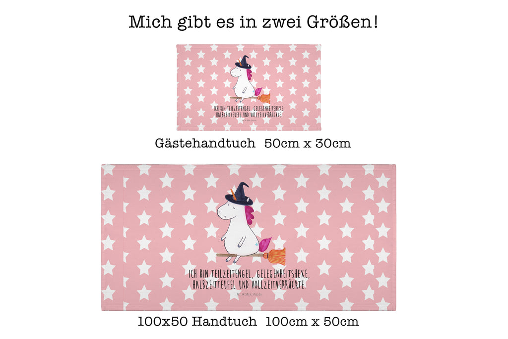 Gäste Handtuch Einhorn Hexe Gästetuch, Reisehandtuch, Sport Handtuch, Frottier, Kinder Handtuch, Einhorn, Einhörner, Einhorn Deko, Pegasus, Unicorn, Frau, Ehefrau, Hexe, Teufel, Engel, Verrückte, Freundin, Leben, Zicke