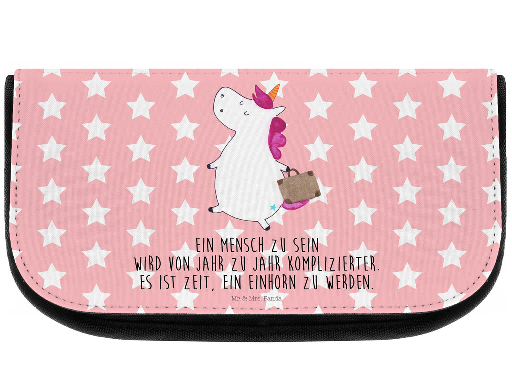 Kosmetiktasche Einhorn Koffer Kosmetikbeutel, Kulturtasche, Kulturbeutel, Schminktasche, Make-Up Tasche, Einhorn, Einhörner, Einhorn Deko, Pegasus, Unicorn, unicorn, Koffer, Verreisen, Reise, Gepäck, Abenteuer, Erwachsen, Kind, albern, Spaß, lustig, witzig