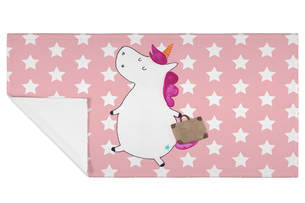 XL Badehandtuch Einhorn Koffer Handtuch, Badetuch, Duschtuch, Strandtuch, Saunatuch, Einhorn, Einhörner, Einhorn Deko, Pegasus, Unicorn, unicorn, Koffer, Verreisen, Reise, Gepäck, Abenteuer, Erwachsen, Kind, albern, Spaß, lustig, witzig